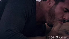 Highly aroused dudes Billy Santoro & Roman Todd have sex to satisfy themselves