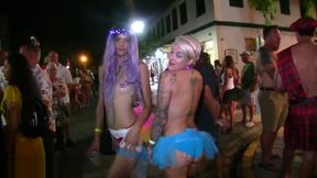 Pussy Flashing Street Sluts Sexy & Wild!