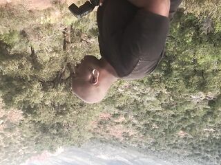 Ashley Pink SnakeGod & Cliff in the RedRocks With Cliffs Jeep
