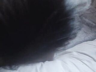 Enjoying the ebony angel's wicked butt