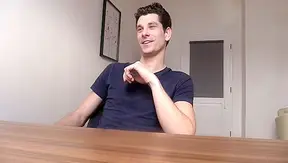 Dark-Haired Dude Grins After Anal Facial - Messy Finish