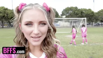 Soccer Squad Seduces Coach With Teamwork And Lustful Desires