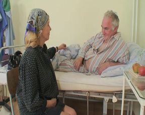 Horny Nurse Fucking Her Old Patient