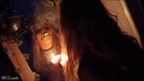 SMOKING A LOT OF CIGARETTES WITH A BBW WITCH ON HALLOWEEN Malboro 100 PART 2