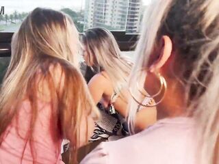 Aylla Gatinna was the surprise of 2 couples; that babe went unfathomable with the blondes.