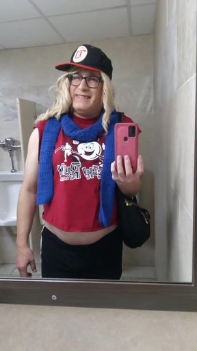 Public Bathroom Sissy Monstrous Fart!