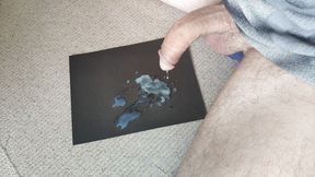 Slapped the cum out of cock