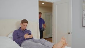 Str8 To Gay - Inked Bruce Beckham doggy fucking outside