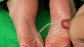 Music Teacher's Meaty Soles Get Sticky