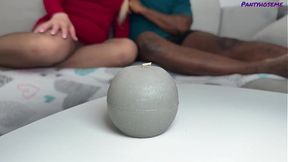 Hot Milf Slut Malusha Has Her FIrst Anal Experience With A Black Man Who Has a Pantyhose Fetish