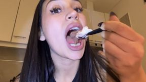 Eating too much ice cream