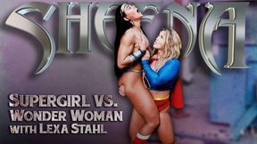 Sheena Supergirl vs Wonder Woman with Lexa