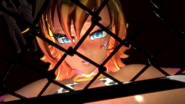 Cow girl is having Standing missionary sex in the Sex Cage