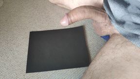 Slapped the cum out of cock
