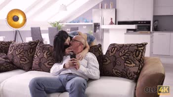Mira Cuckold's Steamy Step Fantasy: Old Man Anal Passion