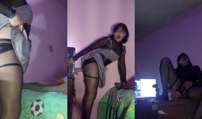 Trap Sissy Caged in the Dark Destroys Anal Full HD