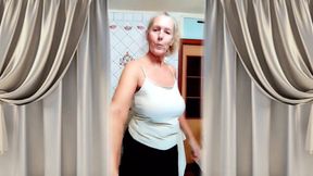 Hot Housewife Lukerya in a Homely Setting