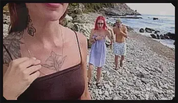 Beachside Creampie Orgy - Public Sex on the Beach