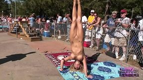 Miss Nude USA Contestant Squirts Water 3 Feet Out Of Her Pussy