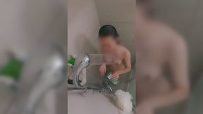 Taiwanese GF Squirts in Shower with Her Lucky BF