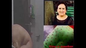 Espiando a mi t&iacute_a mientras se seca su cuerpo rico