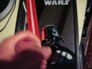 éjac sur mon miroir Star Wars Dark Vador