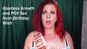 Giantess Growth and POV Sex from Birthday Wish MP4 1080