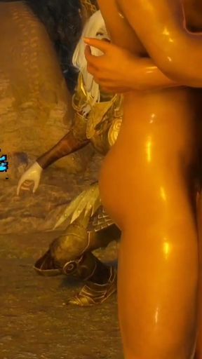 Key moment from "Skyrim B and L mod - Doing some fucking near a camp and it is beautiful"