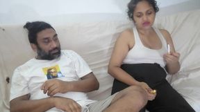 Found an Old Desi Woman Peeing Under Staircase and Punished 2
