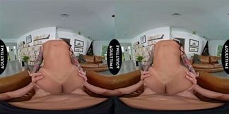 UP CLOSE VR POV All Natural Tattooed MILF Connie Perignon Is Hungry For Your Big Cock! CUM ON TITS
