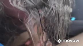Sucking Freshly Washed Cock