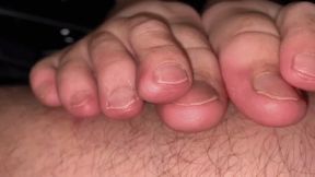 VERY LONG TOES FOOTJOB - HD