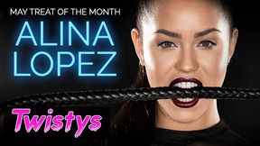 Lesbians Alina Lopez and Abbie Maley make Love by Candle Light