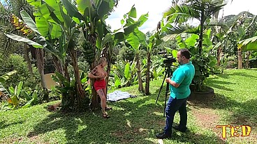 Bastidores da milf do sul durante as gravações - Camila Costa Official - Sandro Lima - Binho Ted