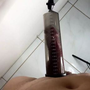 Well Endowed Young Man Took His Stepdad&#039;s Penis Pump and Got an Even Bigger Cock