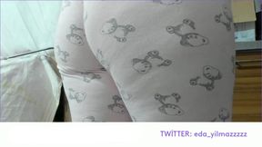 I Masturbated in Pajamas- Doggy in Pajamas- Big Ass- Turkish MILF Porn- Turkish Disclosure- Disclosure