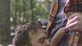 FalconStudios - Steamy worker joins gay couple in fuck train
