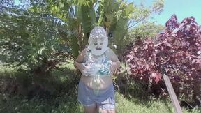Bikini Top Messy Gunge and Pies