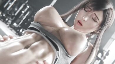 Gym Session Ends in Messy Creampie Squirting