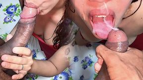 Amateur vixen takes big cock in POV suck