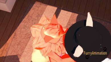 Furry dog fucks Flareon raw in 3D hentai creampie