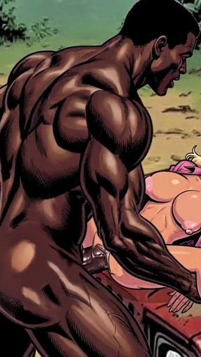 Jungle Gas Station: a Black Pump for a White Wife. BBC Wife Cuckold