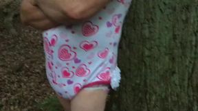 Clean Dry Diaper in the Woods