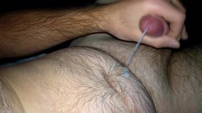 Handjob cumshot