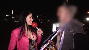Busty German Cougar Blows Stranger
