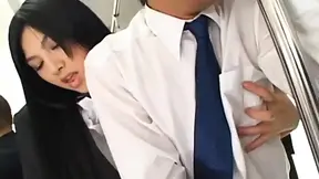 Saori Hara Delivers Blazing Blowjob In Crowded Subway Car