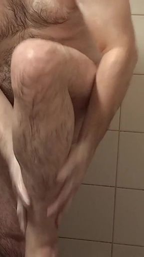 Uncut Gay Shower