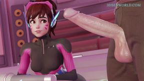 Petite D-VA Karaoke Night with a Huge Cock (3D Sexgame) 60 Fps