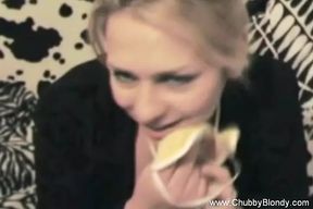 Blonde Bombshell A Chubby Goddess of Desire and Sex
