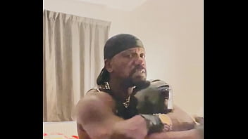 Black Muscle Dominates White Slut